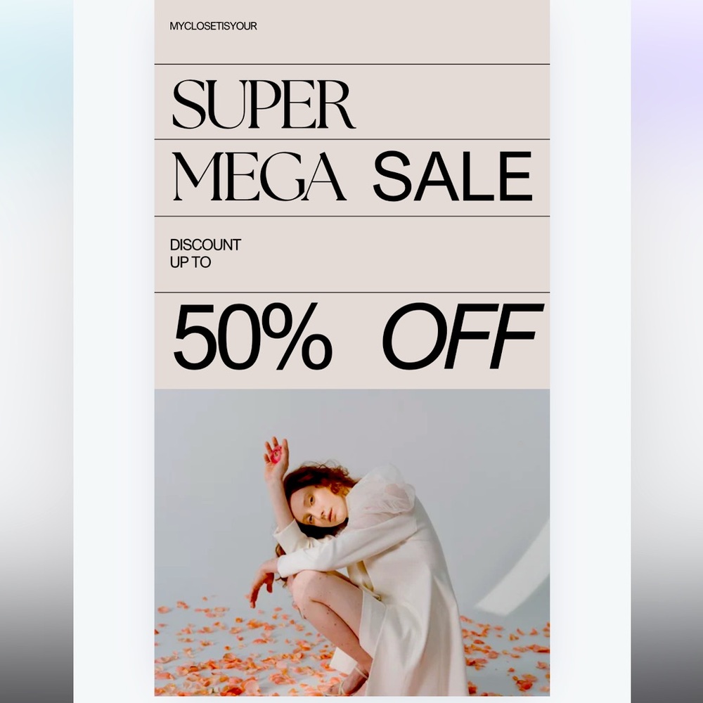 50% off on all items just shoot me an offer!